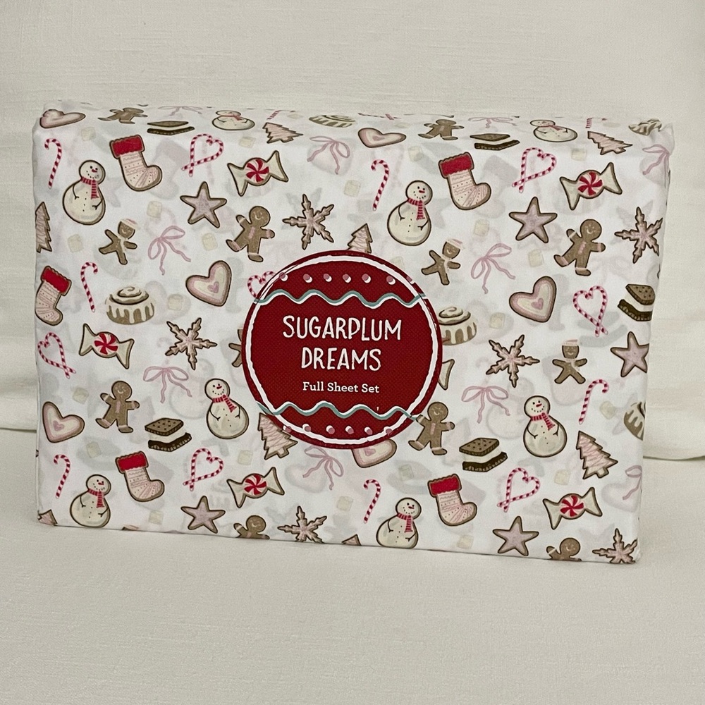 Sugarplum Dreams Cookie Swap Full Sheet Set NWT